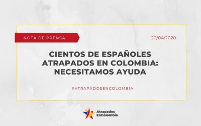 Cientos de españoles atrapados en colombia: Necesitamos ayuda