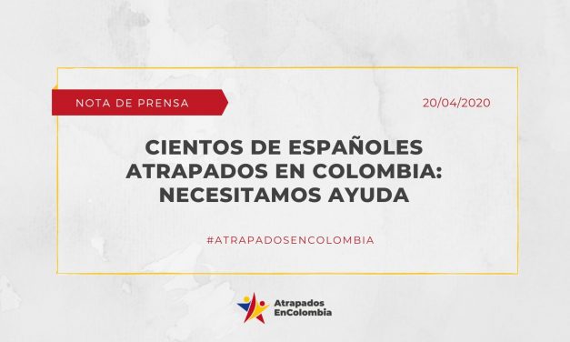 Cientos de españoles atrapados en colombia: Necesitamos ayuda