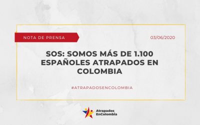SOS: Somos más de 1.100 españoles atrapados en colombia