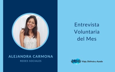 Voluntaria del mes: Alejandra Carmona, Redes Sociales