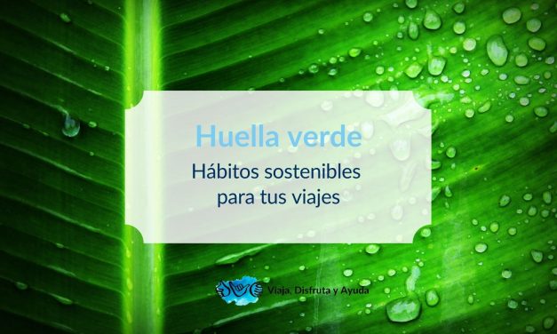 Huella verde: Hábitos sostenibles para tus viajes