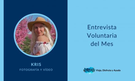Voluntaria del mes: Kris, fotografía y vídeo